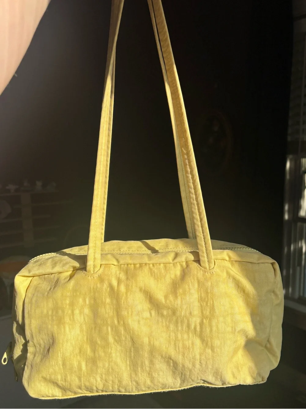 BAGGU Bowler Bag Butter Yellow- Rare Discontinued - Picture 3 of 4